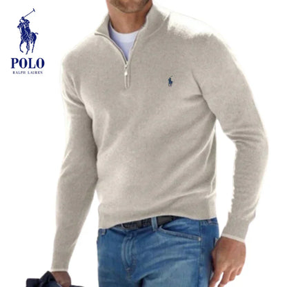 Pull zippé RL® Premium pour homme (remise)