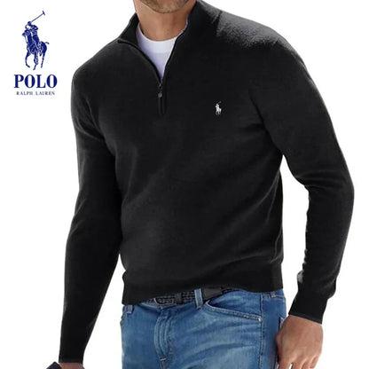 Pull zippé RL® Premium pour homme (remise)