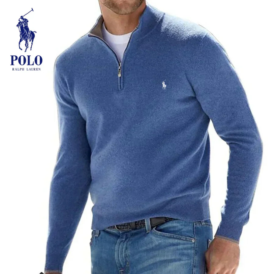 Pull zippé RL® Premium pour homme (remise)