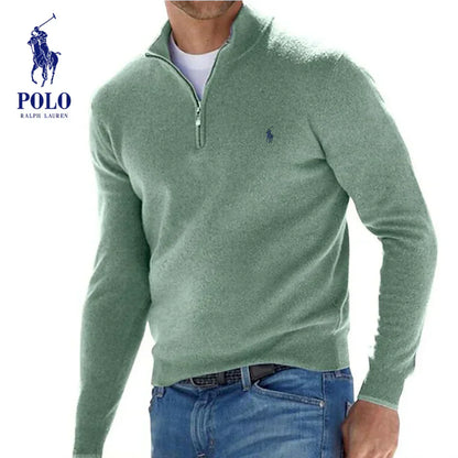 Pull zippé RL® Premium pour homme (remise)