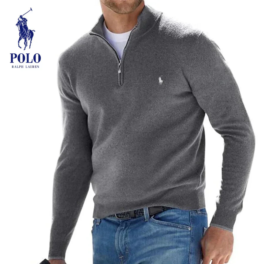 Pull zippé RL® Premium pour homme (remise)